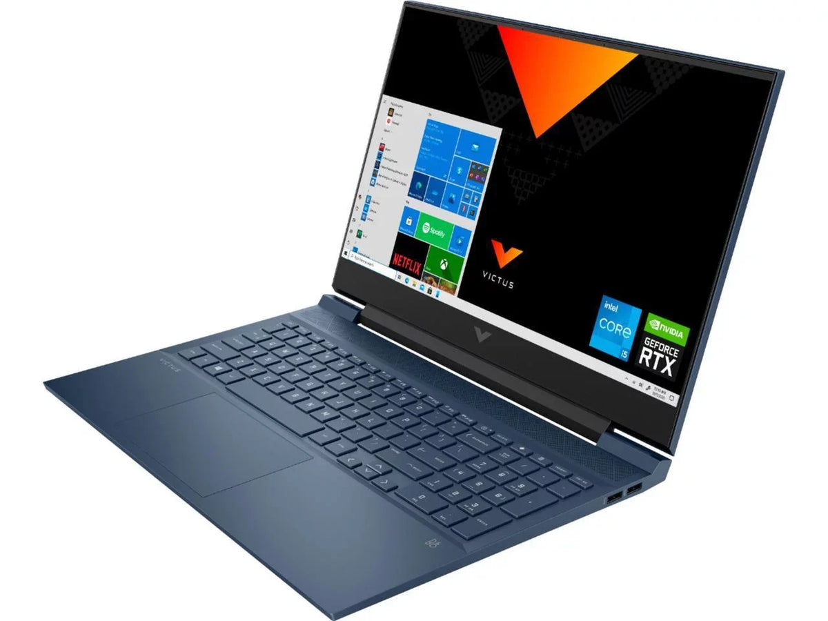 HP - Victus 16.1" Gaming Laptop - Intel Core i5 - 8GB Memory - NVIDIA GeForce RTX 3050 - 256GB SSD - Performance Blue