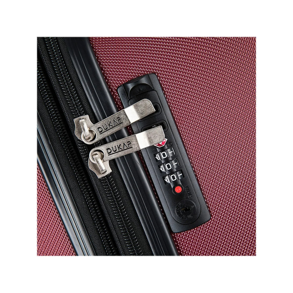 DUKAP Intely 2-Piece Plastic Luggage Set Wine (DKINT0SM-WIN)