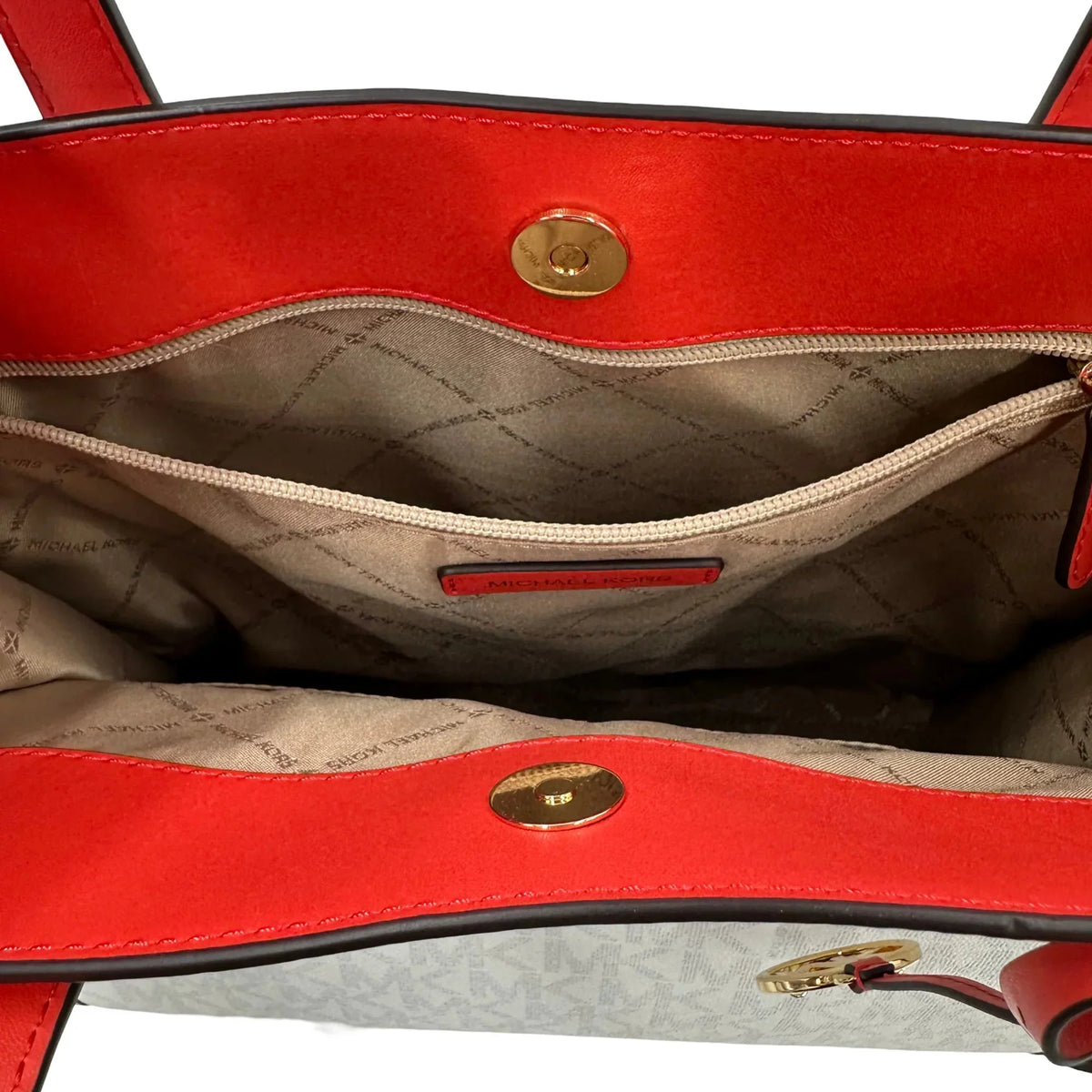 Michael Kors Maple Large Logo Tote - Spiced Coral