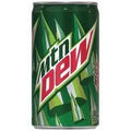 Mountain Dew Soda 7.5Oz Small Mini Cans 3/8 Packs (24 Cans)