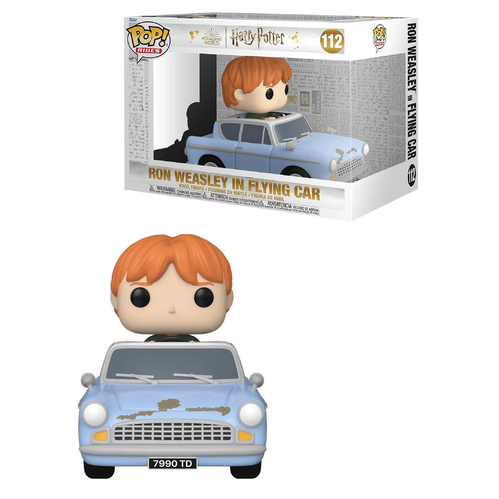 Funko POP! Movies: Harry Potter The Chamber of Secrets 20th Anniversary Collectors Set - Includes: Gilderoy Lockheart, Hermione Granger With Mirror, & Ron Weasley In Flying Car
