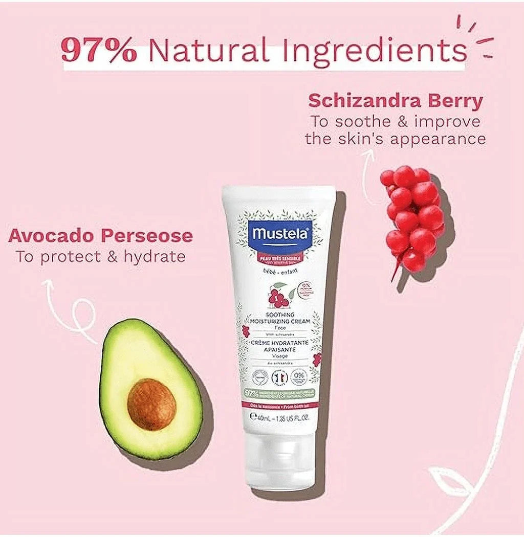 MUSTELA SOOTHING MOISTURIZING FACE CREAM 40 ML