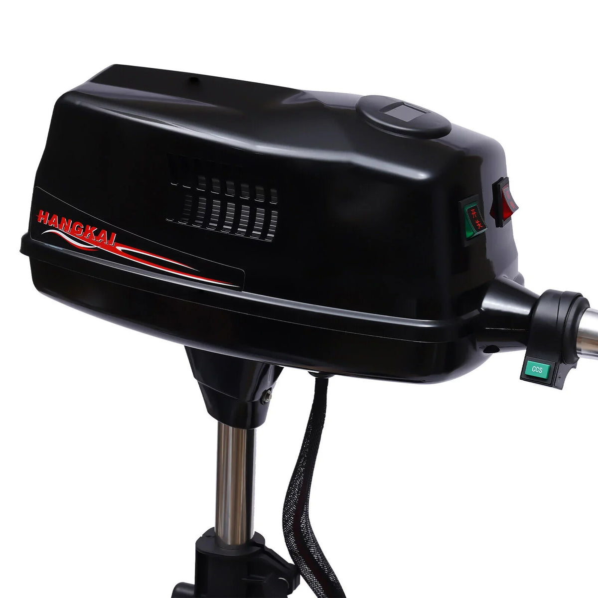 Miumaeov 10HP Electric Outboard Engine 60V 2200W Brushless Trolling Motor Jet Pump Propeller Fishing Boat Engine for Small Water Vehicles Inflatable Boats Canoes Aluminum Fishing Boats