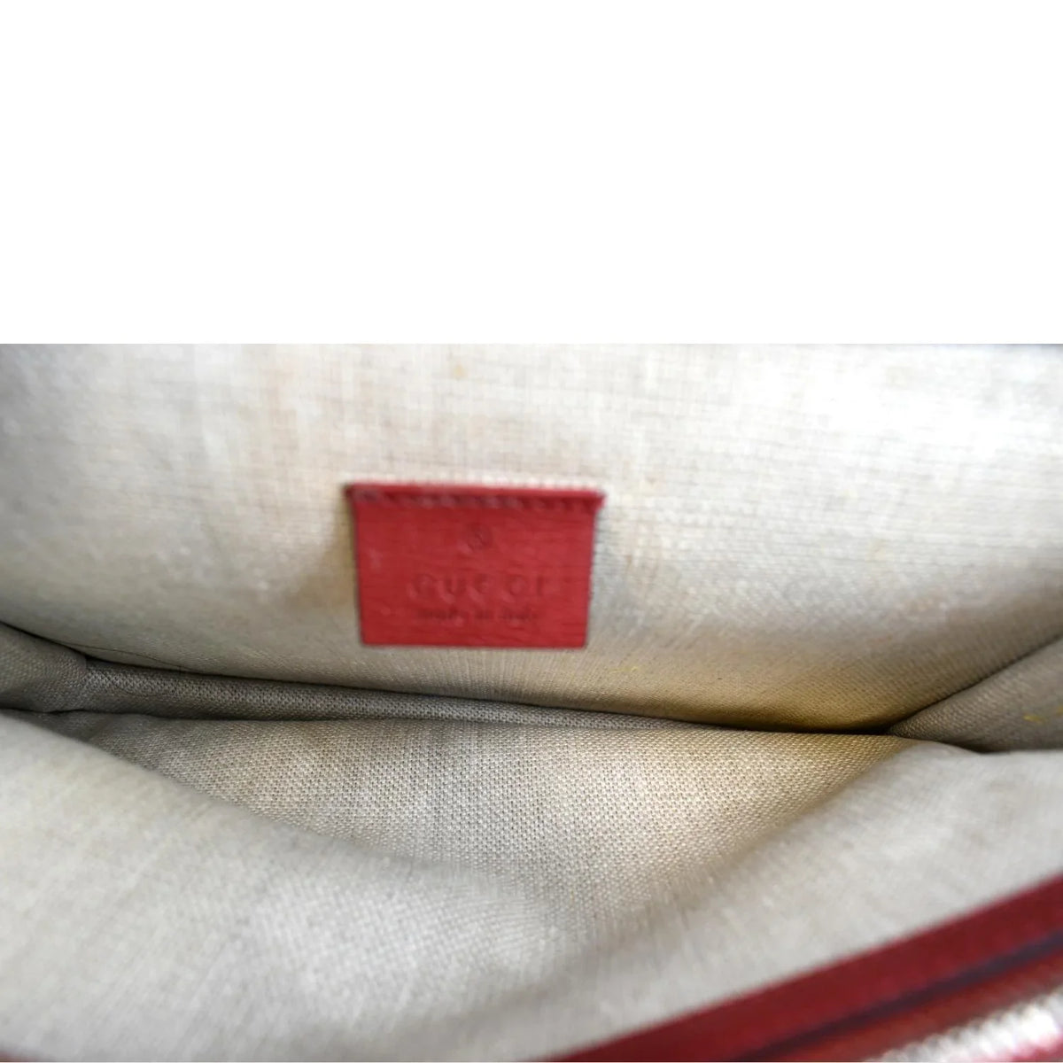 Pre-owned YVES SAINT LAURENT Monogram Grain De Poudre Wallet Beige