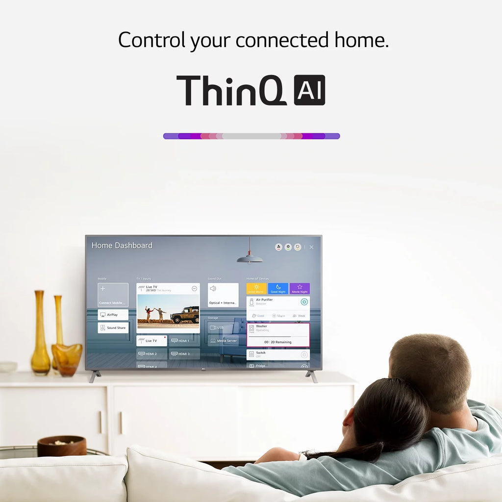 LG 65NANO90UPA 65" 4K Ultra HD NanoCell 90 Series Smart TV with AI ThinQA (2021)