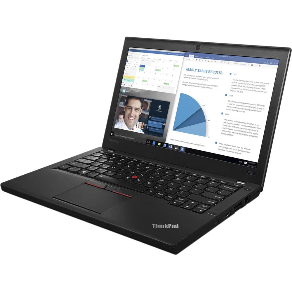 Lenovo Thinkpad X260 12.5" Laptop Intel Core i5 2.40 GHz 8GB Ram 256GB SSD Windows 10 Pro - Scratch & Dent