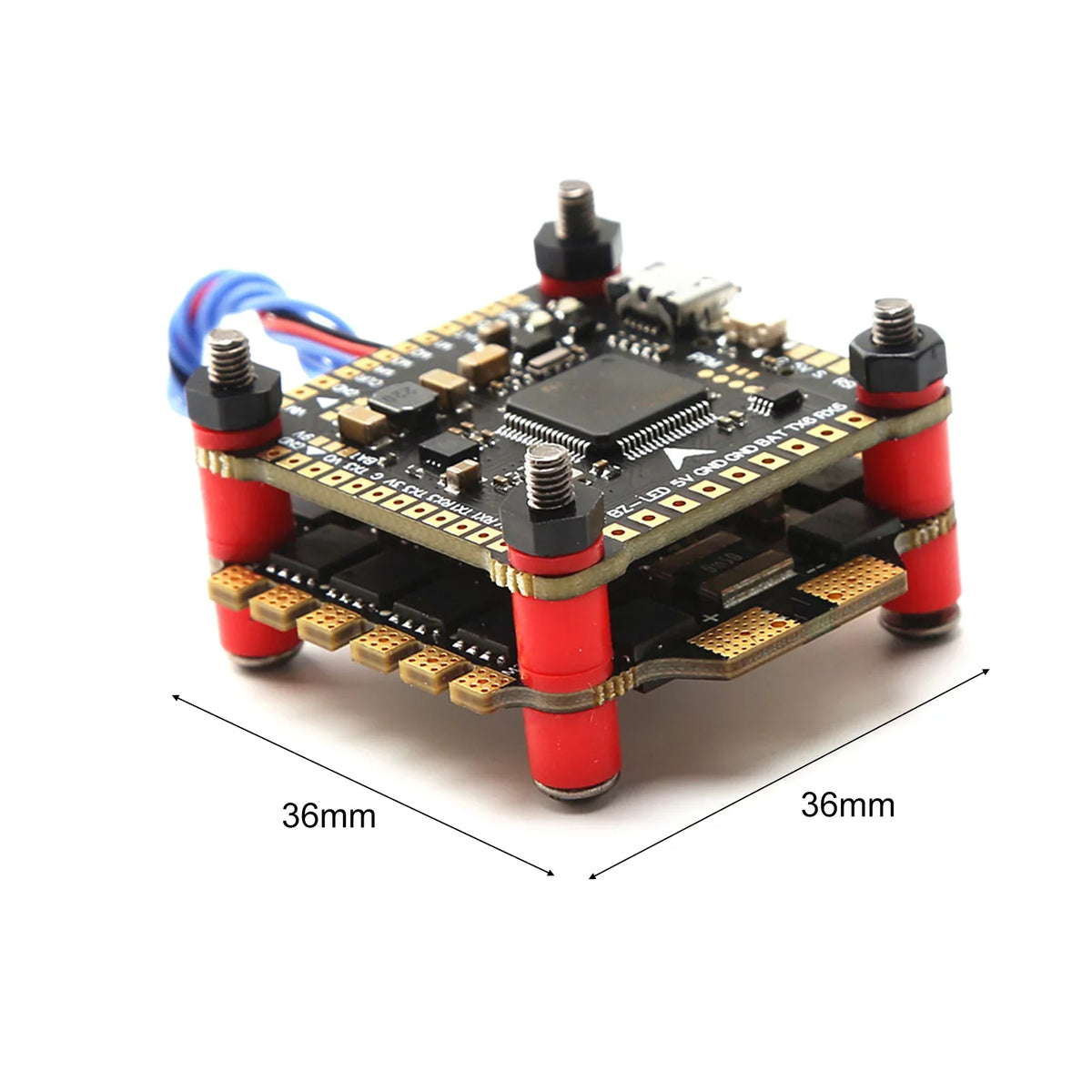Meterk F4 V3S FC Flight Controller Board 60A 4in1 Brushless ESC for Airplane RC FPV Drone