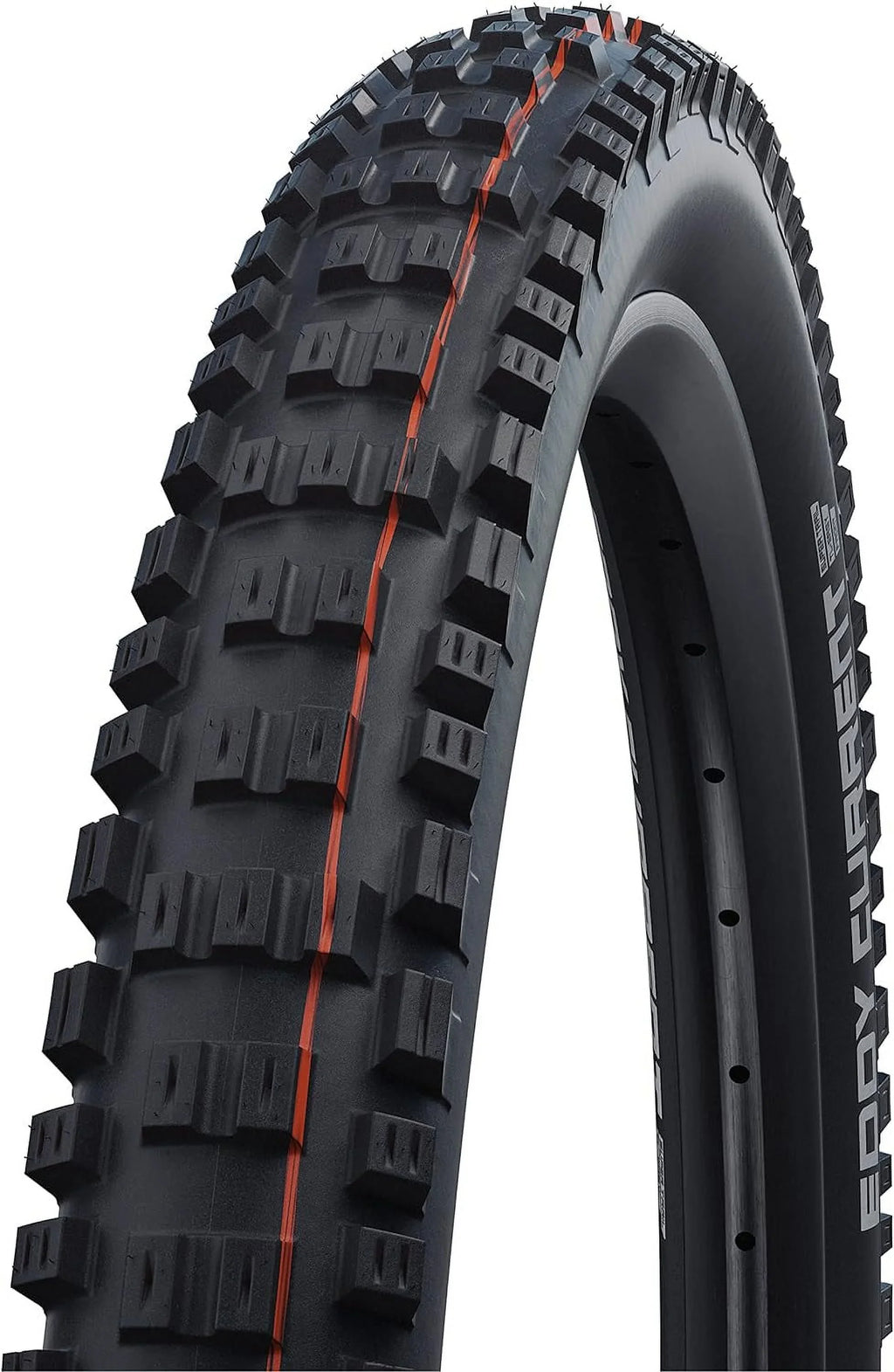 Eddy Current EMTB/MTB And Enduro Tubeless Folding Front Cycle Tire | Multiple Sizes | Evolution, Super Trail, Addix Soft | Black