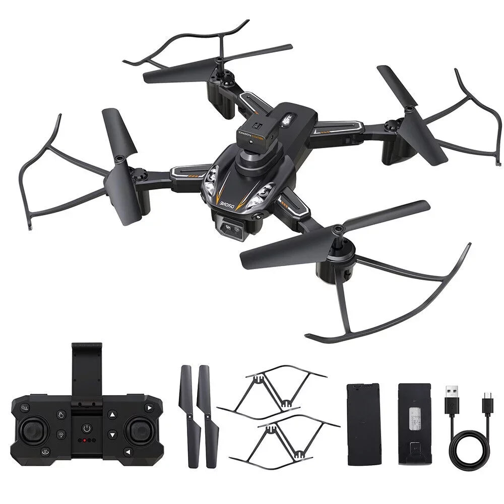 JLLOM Dual Camera Drone - 4K HD Quadcopter with Foldable Design and Obstacle Avoidance Technology