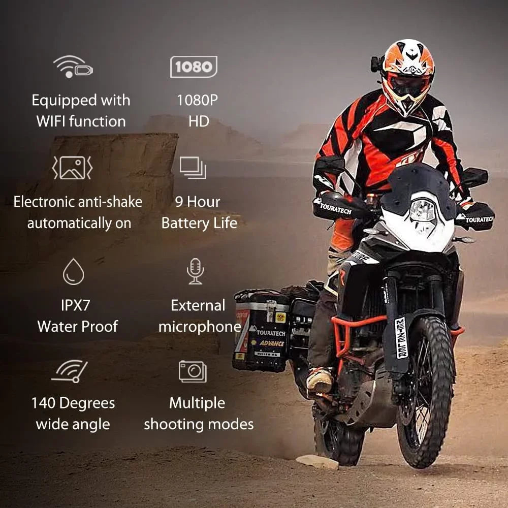 Drift Ghost XL Sports Cameras, 9 Hour Battery Life Waterproof Support External Mic