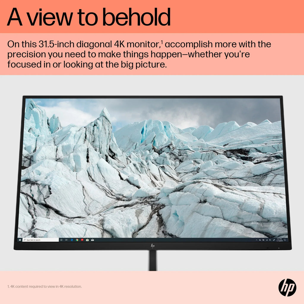 HP E32k G5 4K USB-C Monitor 31.5" 4K UHD (3840 x 2160) 30-60 Hz