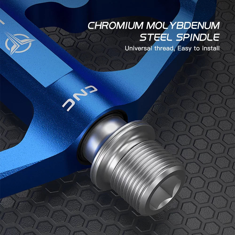 GEWAGE Cycle Peddling components Aluminum Alloy Peddling components with Reflectors Mountain Cycle Peddling components Cycling Peddling components Platform