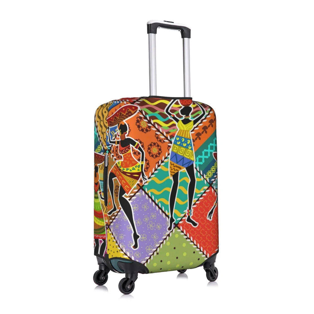 Kll Dancing African Womans Luggage Cover Suitcase Cover Suitcase Protector-