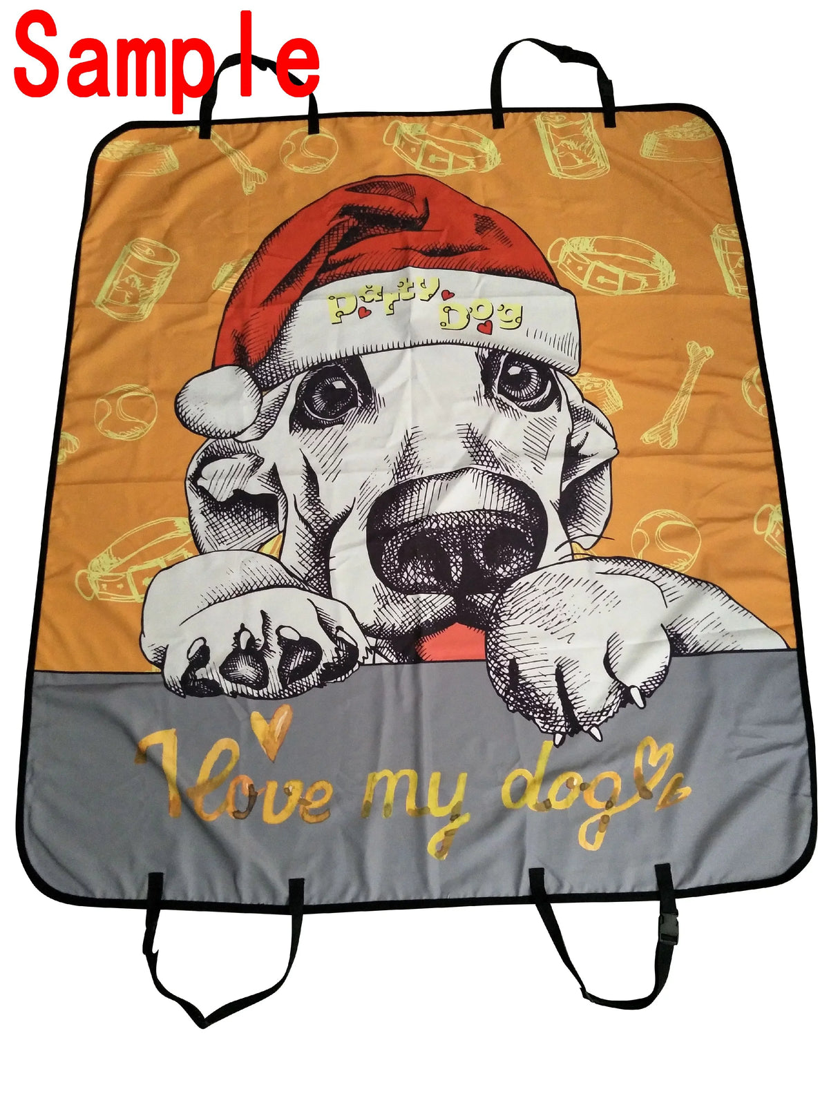 GCKG Red Anchor Pet Car Saddle Cover,Red Anchor Pet Car Saddle Cover Dog Car Saddle Mat Hammock Cargo Mat Trunk Mat For Cars Trucks and SUV 54x60 inches