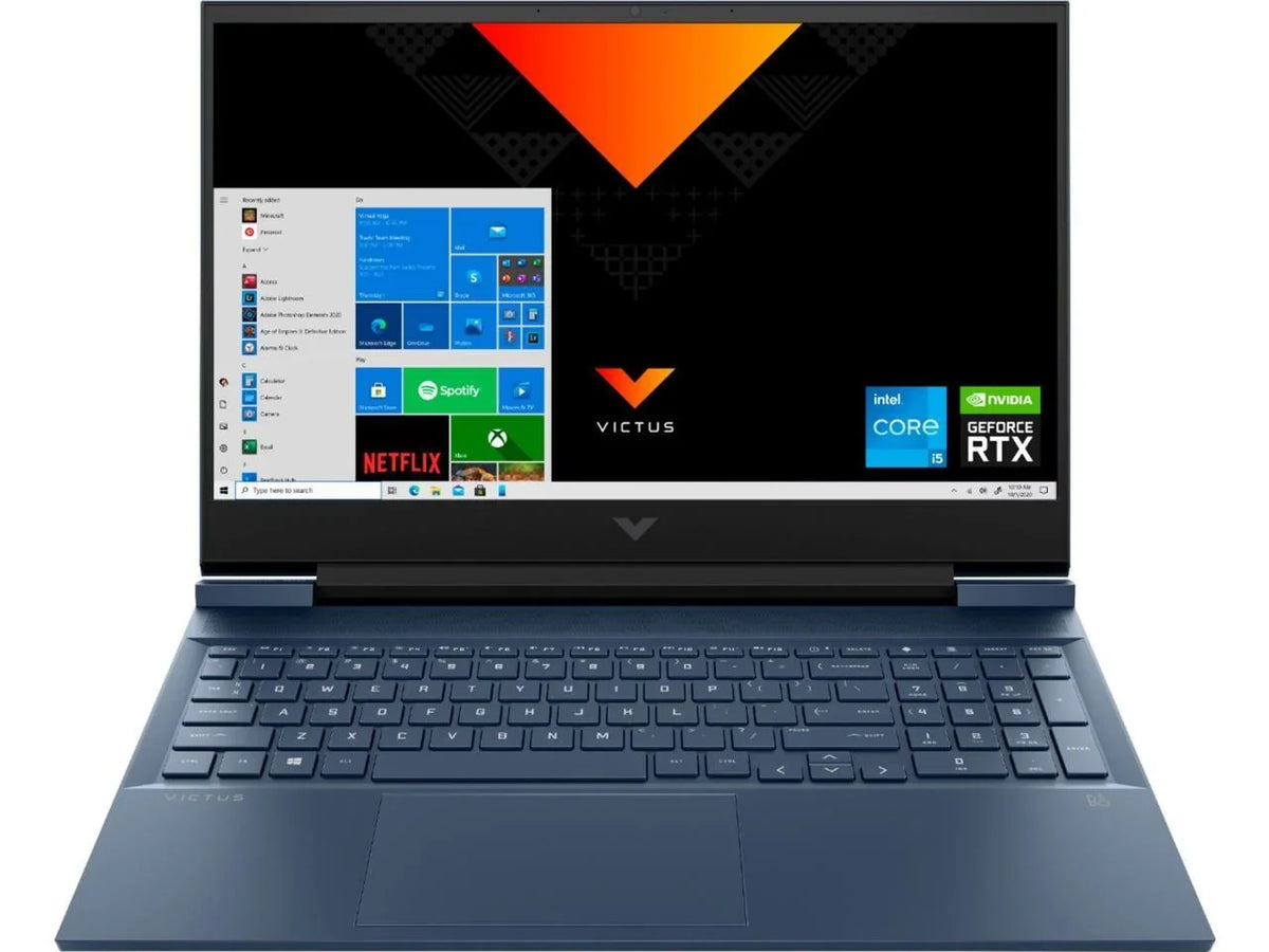 HP - Victus 16.1" Gaming Laptop - Intel Core i5 - 8GB Memory - NVIDIA GeForce RTX 3050 - 256GB SSD - Performance Blue