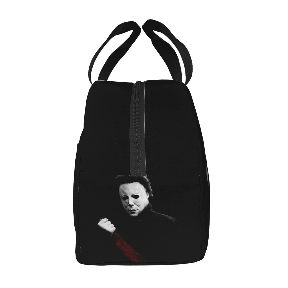 Michael Myers Blood Portable Lunch Bag For Adult And Kids Reusable Lunch Box Insulated Thermal Cooler Bento Bag For School Picnic Office