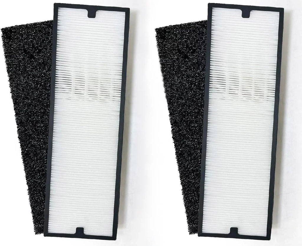 Nispira Particle/Carbon HEPA Filter Set For Blueair Sense+ Sense Air Purifier | Removes Smoke, Chemical VOCs, Odor, Pet Dander | 6 Sets
