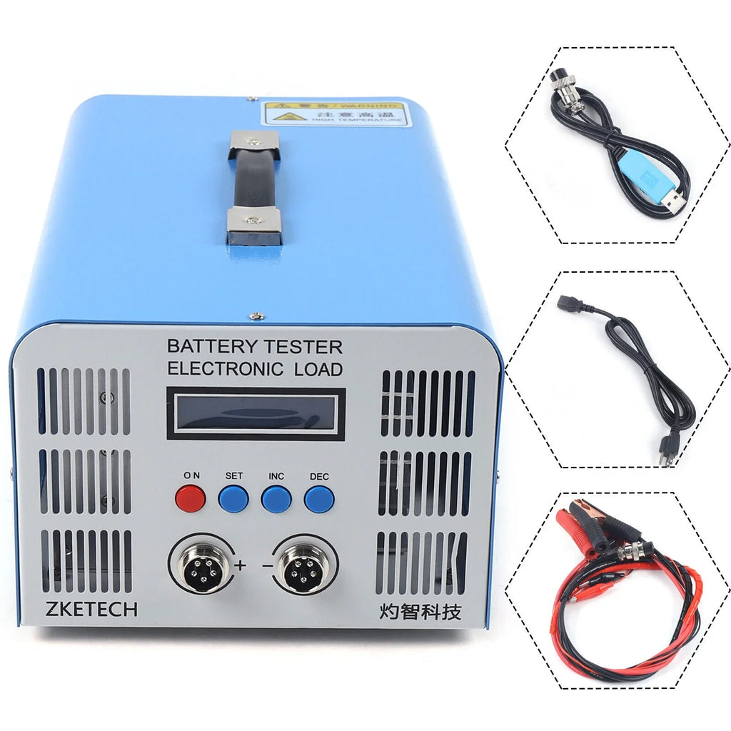 EBC-A40L 5V High Current Lithium Battery Capacity Tester 40A 110V Manual 200W