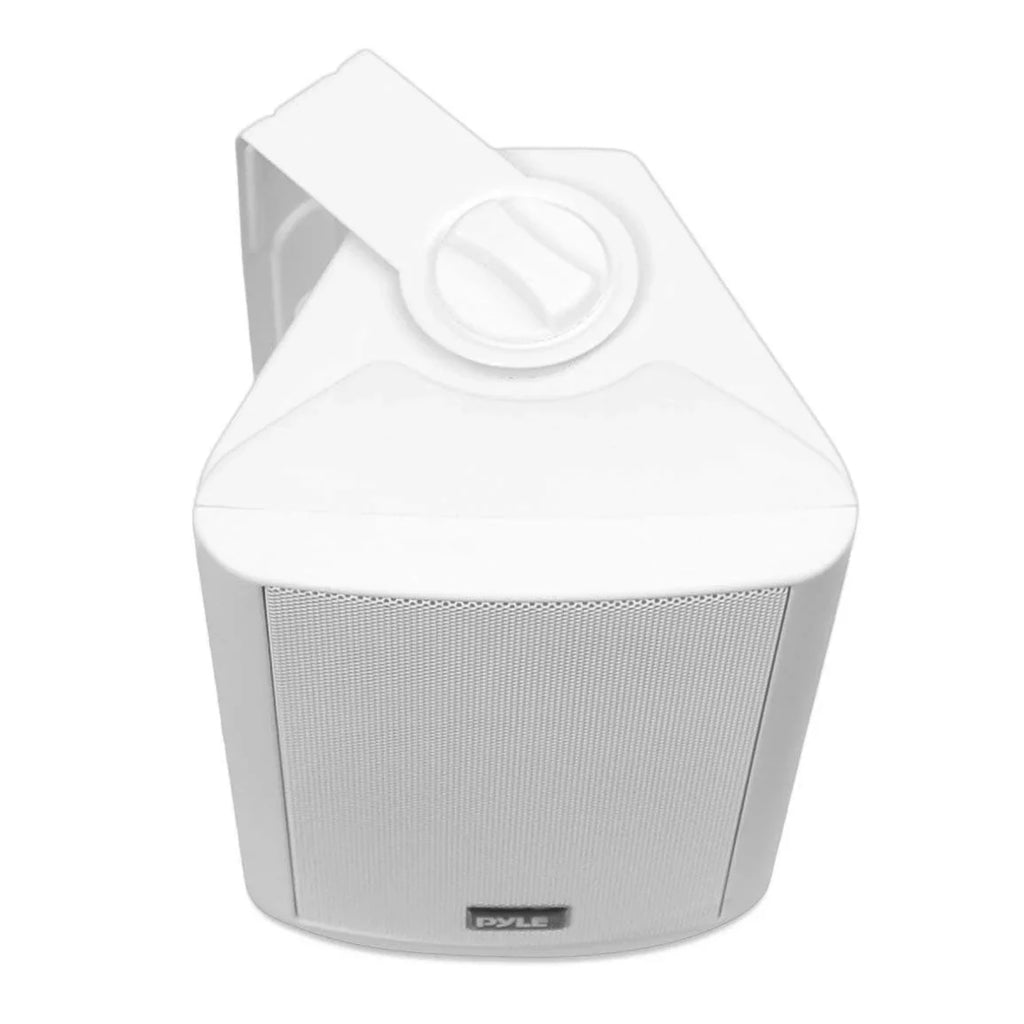Pyle Wall Mount Waterproof & Bluetooth Speakers, 5.25'' Indoor/Outdoor Speaker System - White