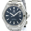Pre-Owned Polished TAG HEUER Aquaracer Calibre 5 Steel Automatic Watch WAY2112 BF570555 (Good)