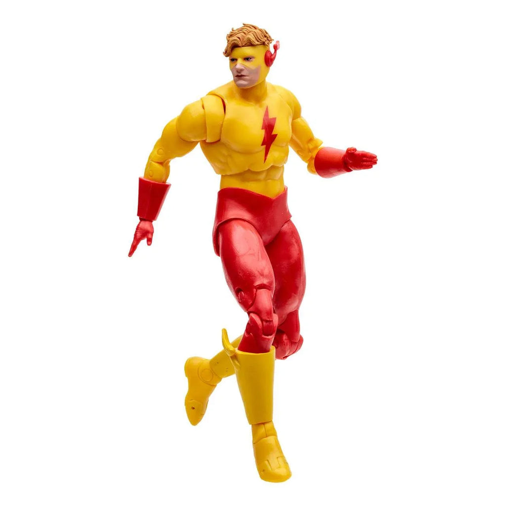 McFarlane DC Gold Label Collection Monitor Series Kid Flash Action Figure (Cris On Infinite Earths)