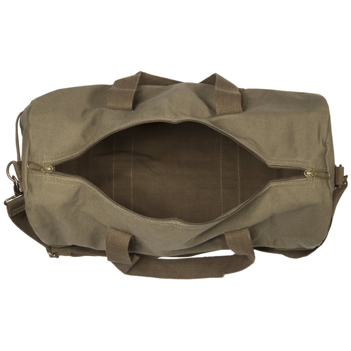 Doctor Who Dalek Two Tone 19in Duffle Bag with Brown Bottom, Detachable Strap