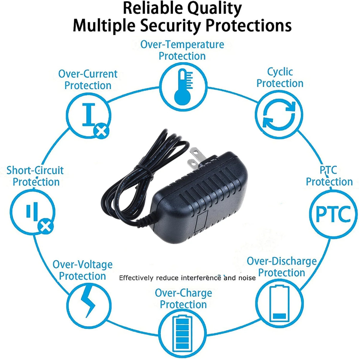 K-MAINS 6V AC/DC Adapter Replacement for Precor 842 842ies C842 R C842i C846i C846 Elliptical Laid-back Two-wheeler Version 1 6VDC 6 Volt DC6V Output Power Supply Cord (NOT 12V output.)