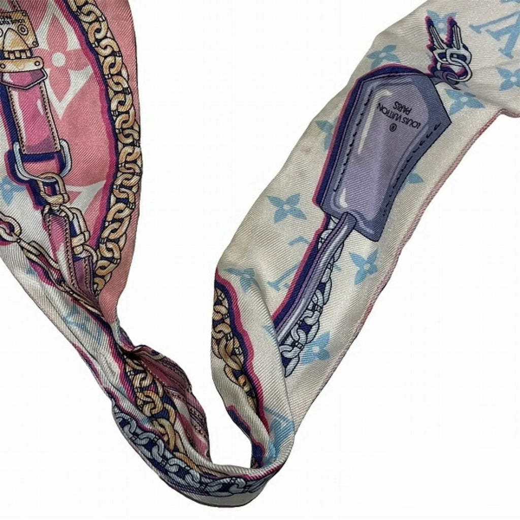 Pre-Owned Louis Vuitton Bandeau BB Ultimate Silk Bandana Scarf M76677 Women's Accessories (Good)