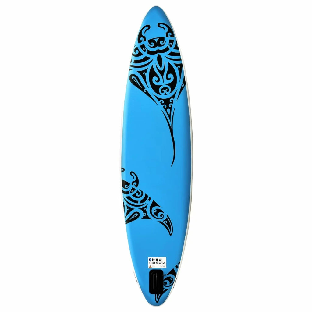 MABOTO Inflatable Paddleboard Set 126"x29.9"x5.9" Blue