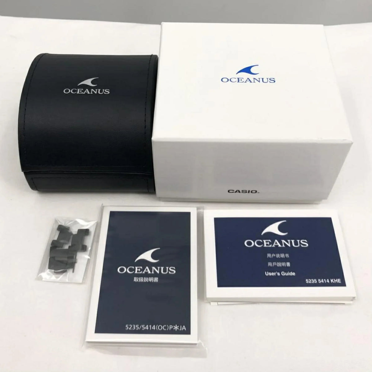 Pre-Owned CASIO OCIANUS OCW-S100B-1AJF Quartz Radio Solar Black Casio (Fair)