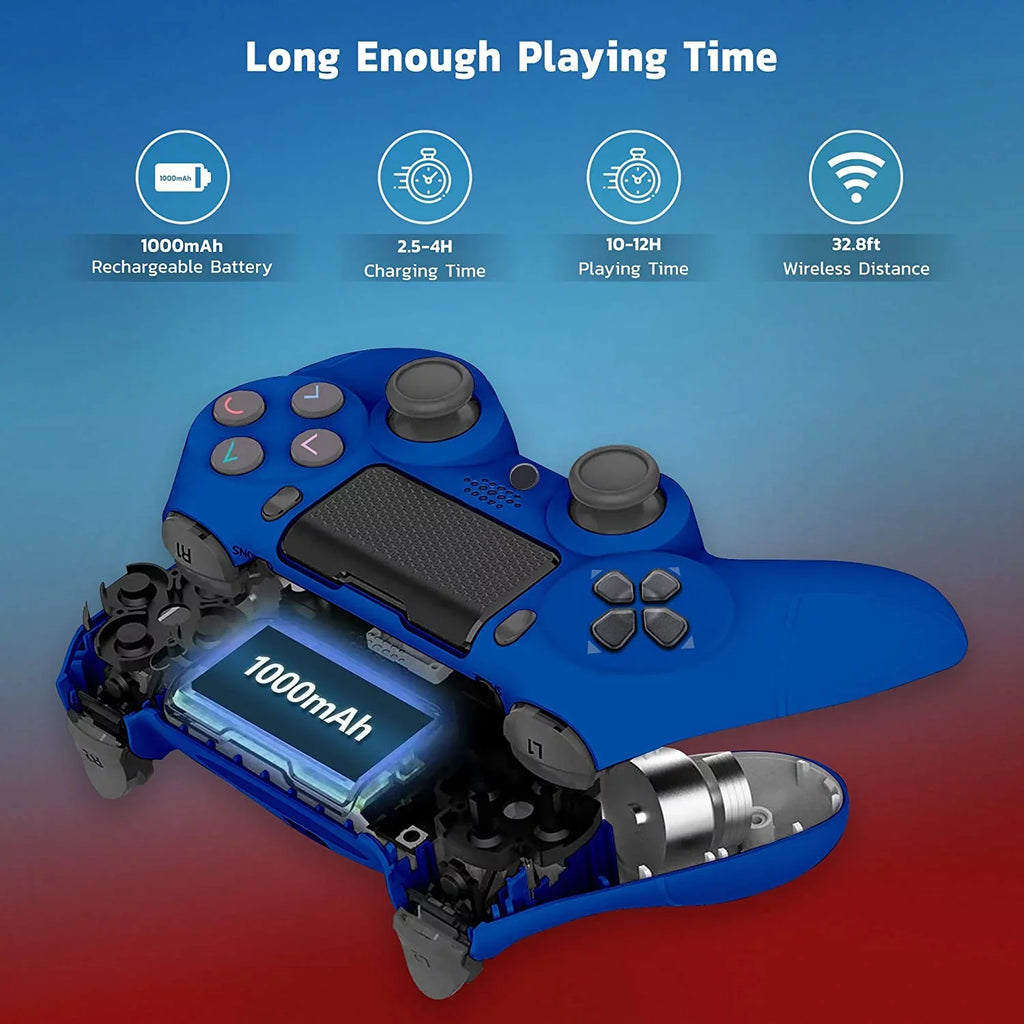 PRO Wireless GamePad Compatible with Samsung Galaxy Note 20/Ultra/Edge/5G/Note20 Controller Plus 1;000 Battery/Built-In Speaker/Gyro/Remote BlueTooth Slim (Blue)