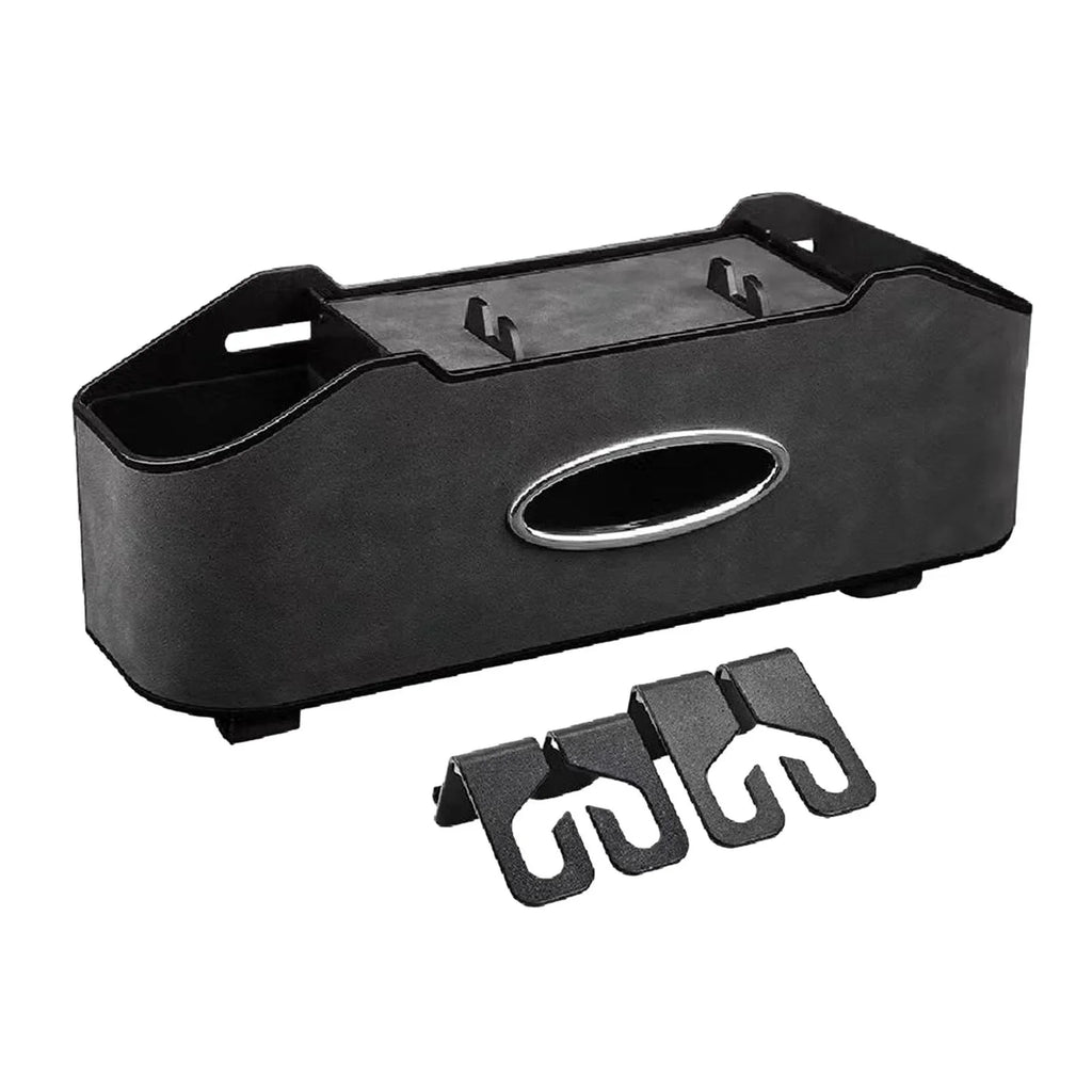 yotijar Car Back Saddle Headrest Hanging Storage Box Car Travel Accessories Cup Holder