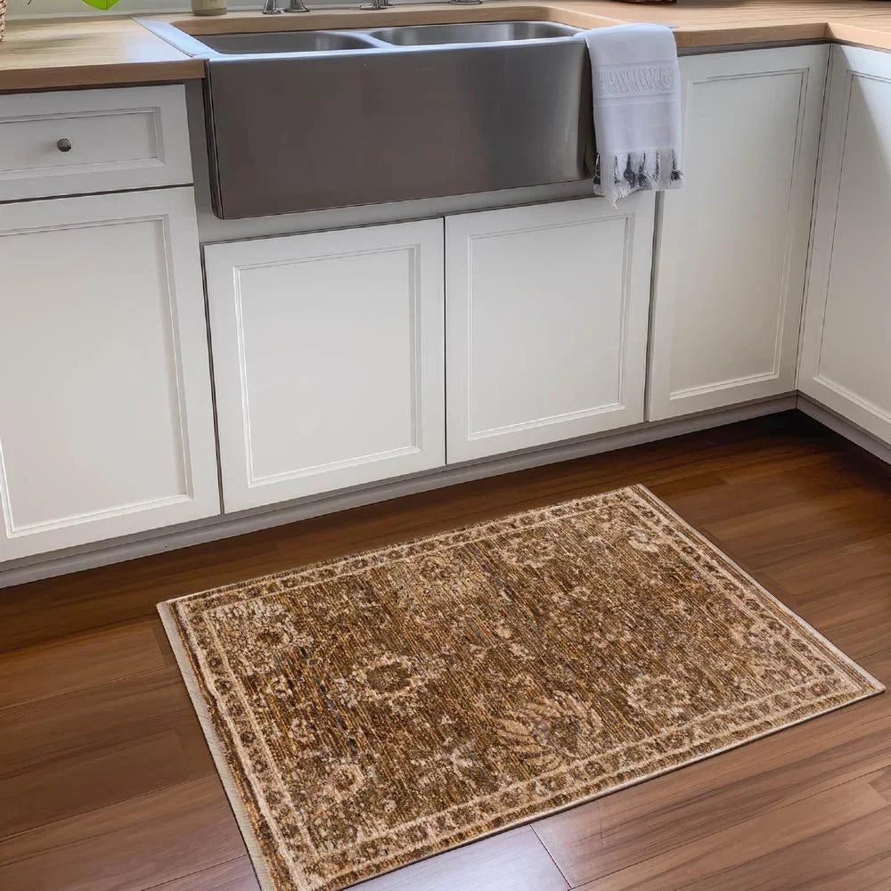 Dalyn Rugs Yarra YA7 Chocolate 1'8" x 2'6" Rug