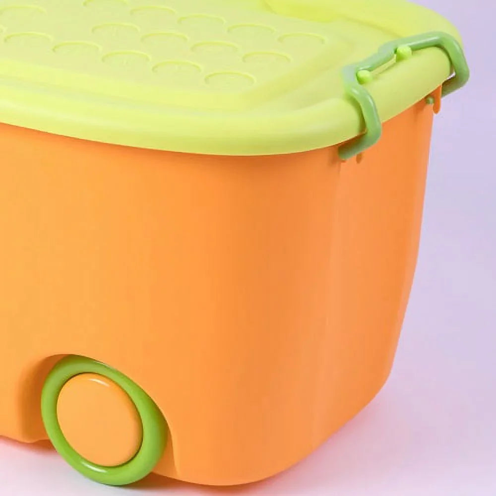 Stackable Toy Storage Box with Rims