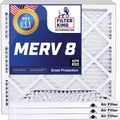 Filter King 28x13.5x1 Air Filter | 4-PACK | MERV 8 HVAC Pleated A/C Furnace Filters | MADE IN USA | Actual Size: 28 x 13.5 x .75"