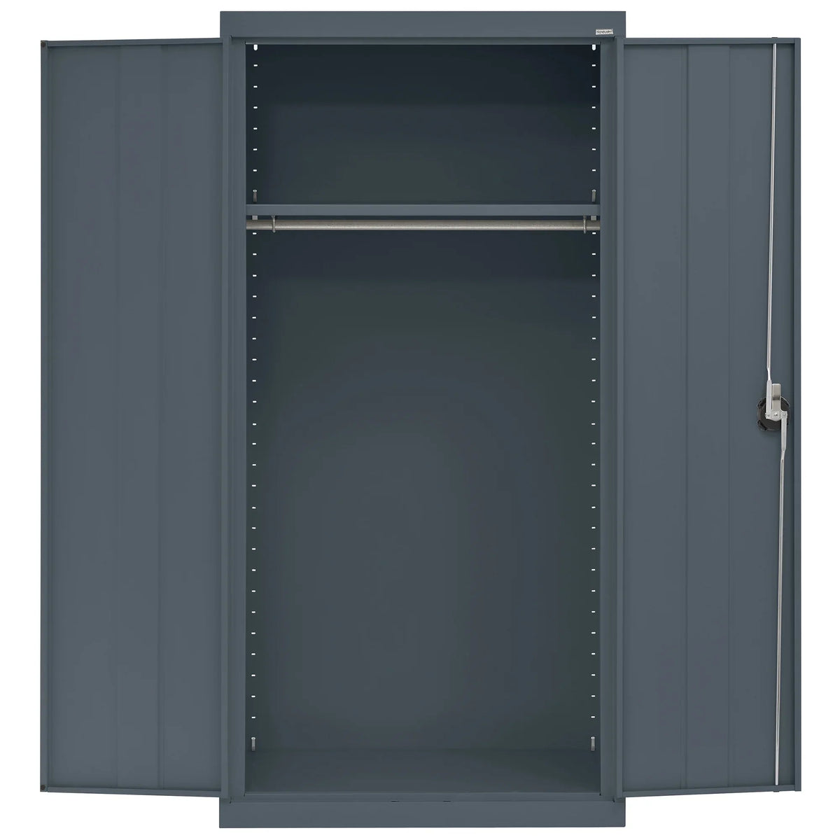 Elite Series Wardrobe Cabinet with Adjustable Shelf, 36"W x 24"D x 72"H, Charcoal