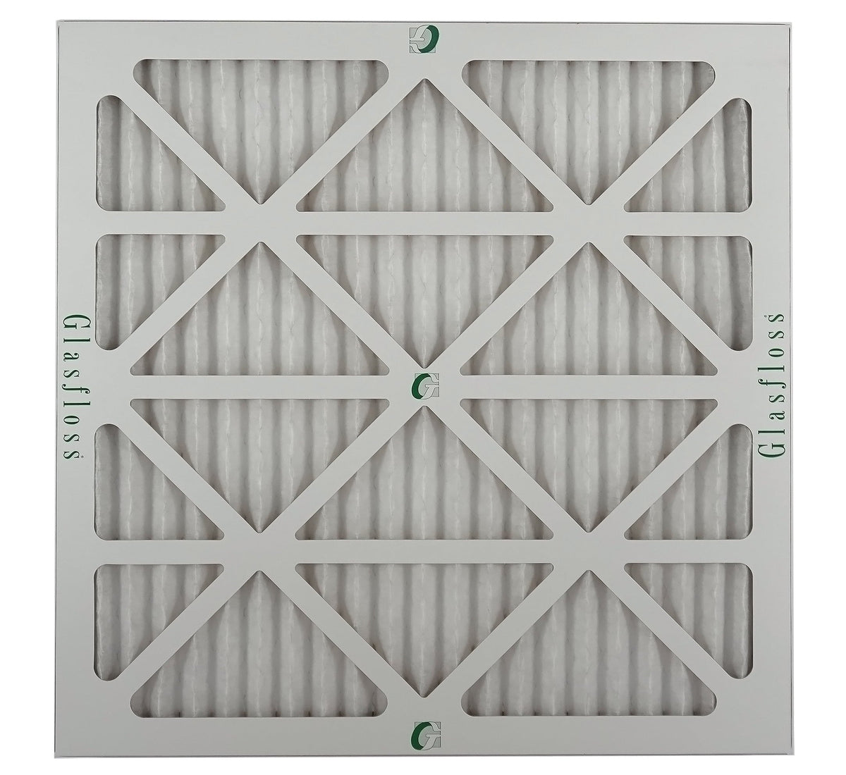Glasfloss Air Filter 20x20x2 - 2" MERV 10 - (Pack of 4) - Pleated AC or HVAC Air Filter - Furnace Air Filter - Home or Office - Made In The USA.