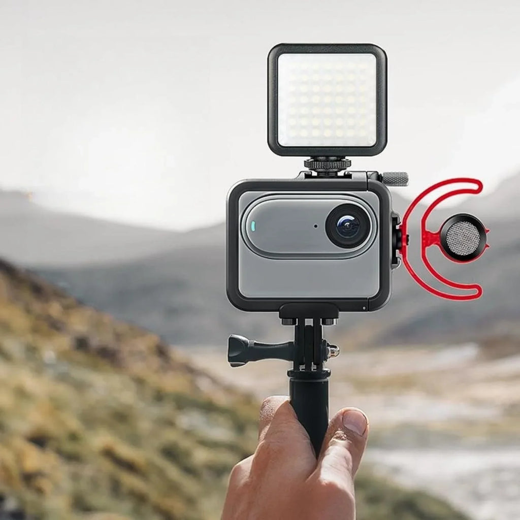 Ferbao Aluminum Alloy Frame Cage Compatible with Insta360 GO 3,Metal Protective Housing Camera Case Frame Shell