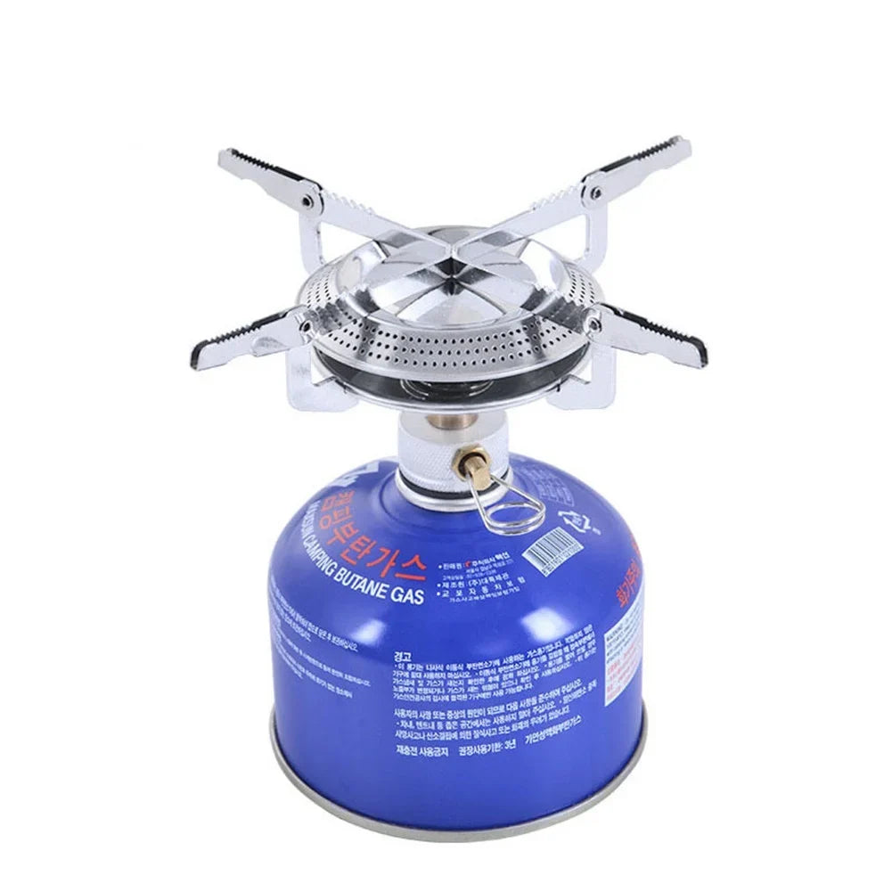 Mini Propane Gas Stove Burner Camping Cooking Foldable Hiking Picnic Accessories