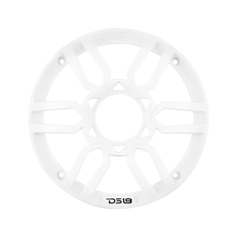 DS18 PRO Universal 6.5 " Inch Plastic Speaker Grill Covers White (Set of 2)