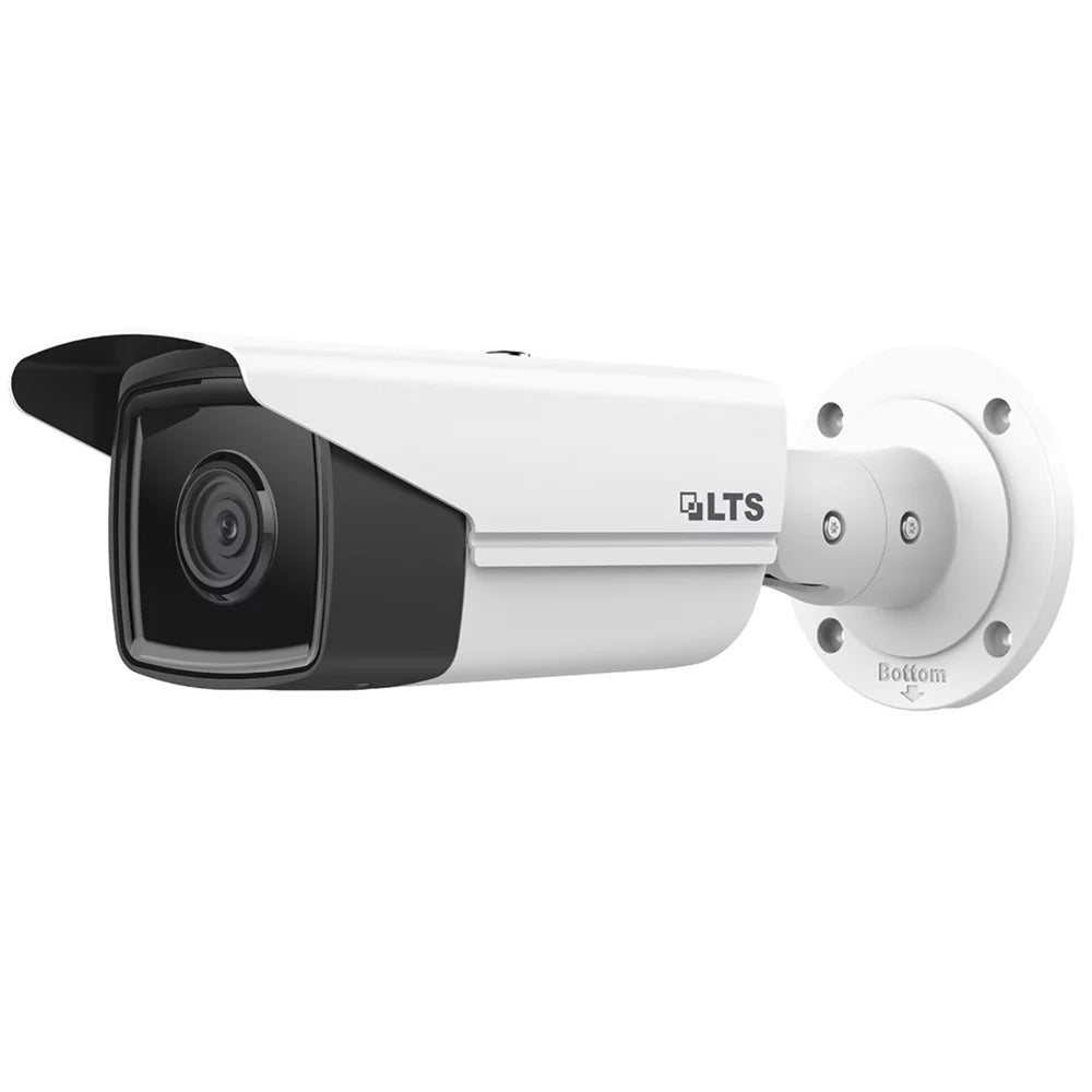 LTS CMIP9382W-28MD IP 8MP 2.8mm Smart Ai 197ft IR WDR CCTV Bullet Security Camera LTCMIP9382W-28MD