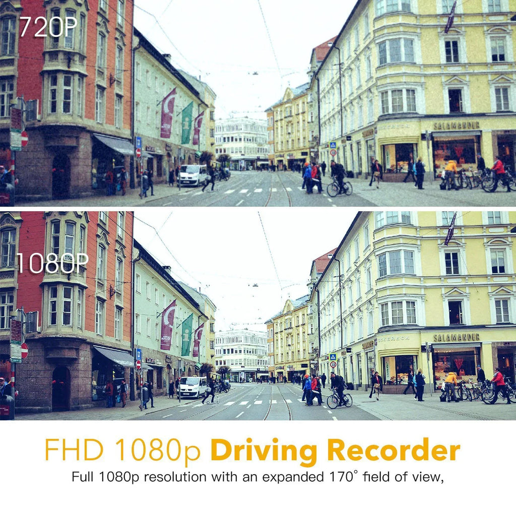 JS Dash Mini - Plug & Play Dash Cam- Full HD 1080p Dashcam