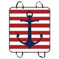 GCKG Red Anchor Pet Car Saddle Cover,Red Anchor Pet Car Saddle Cover Dog Car Saddle Mat Hammock Cargo Mat Trunk Mat For Cars Trucks and SUV 54x60 inches