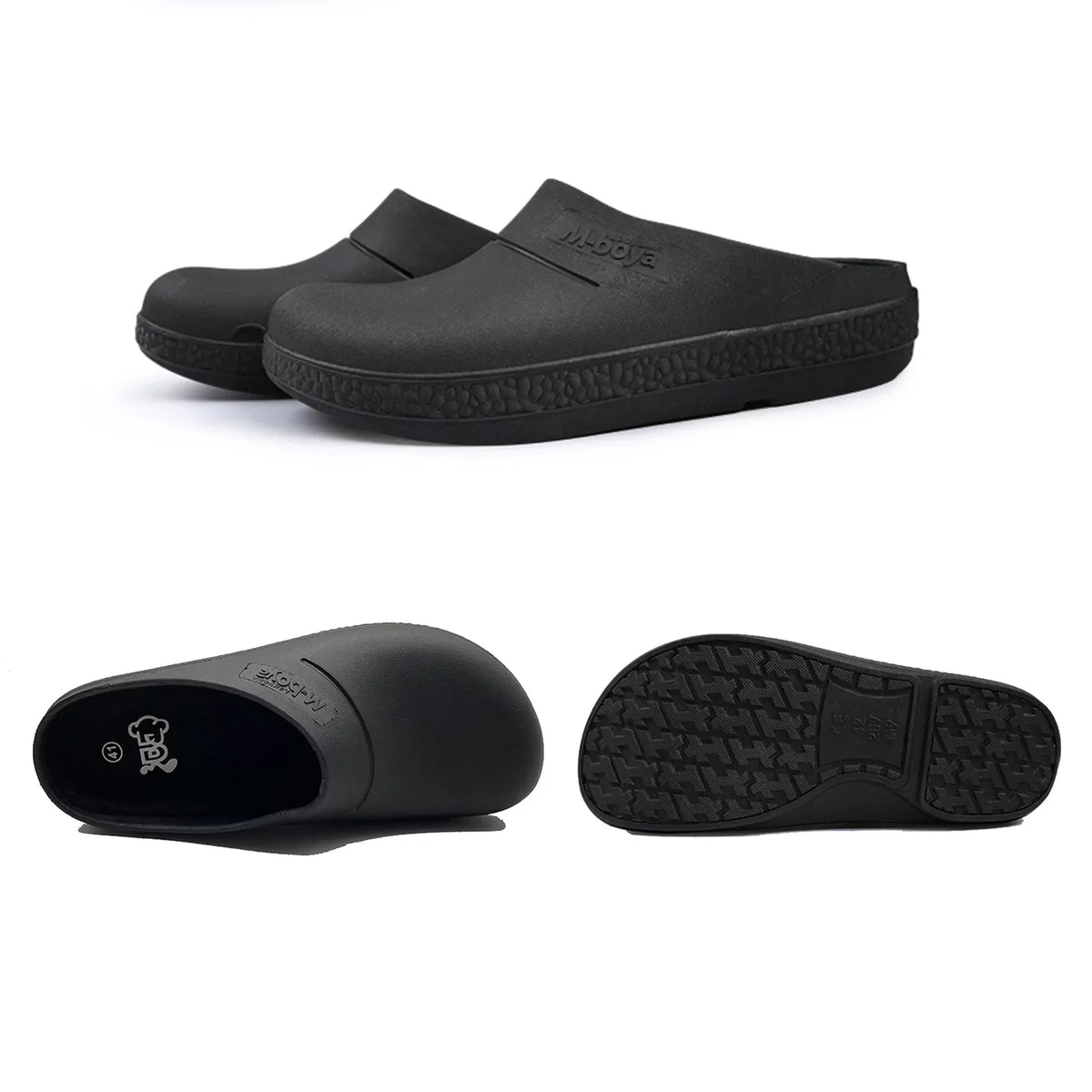 FULORIS Slip Resistant Kitchen Shoes Oil Resistant Chef Shoes for Men Adult