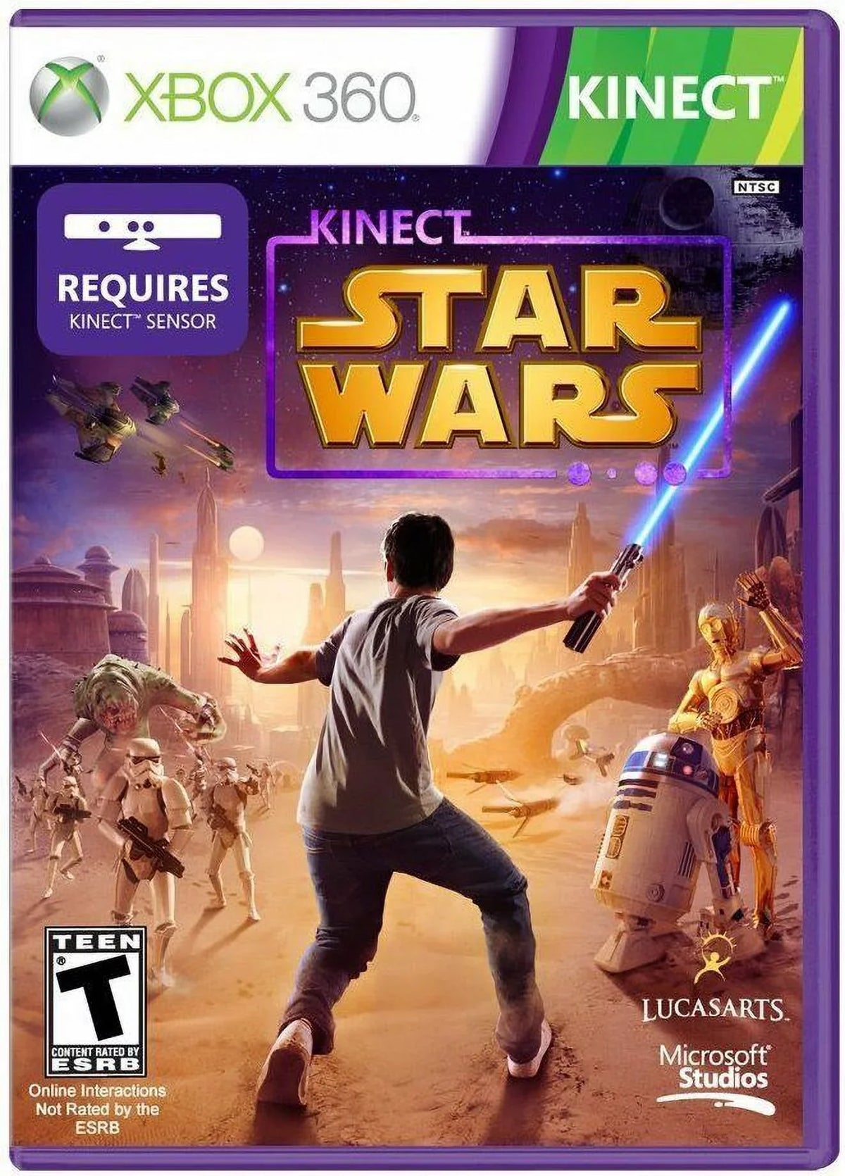 Kinect Star Wars [Xbox 360, Action Light Saber Adventure, Kinect Required] NEW
