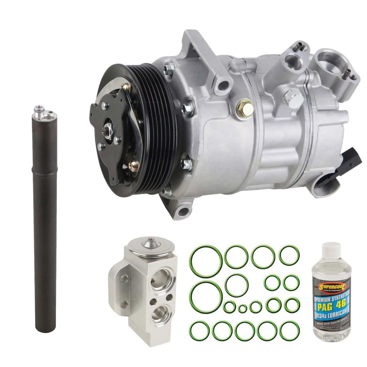 For Audi TT Quattro & Volkswagen Jetta AC Compressor & A/C Repair Kit - Buyautoparts Fits select: 2012 VOLKSWAGEN GOLF, 2013 VOLKSWAGEN GOLF R