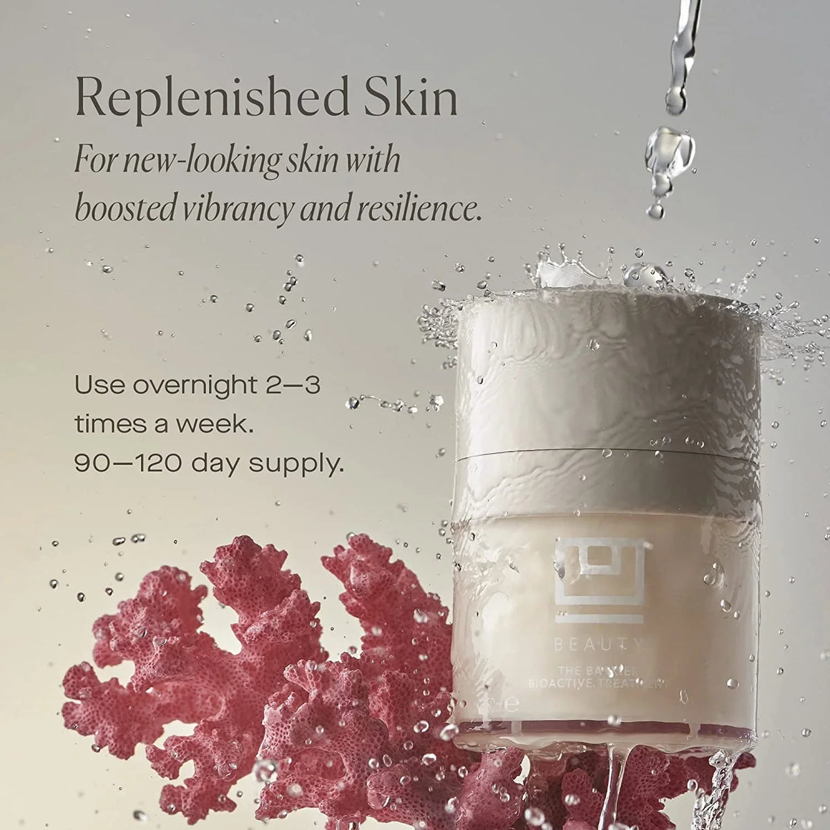U Beauty Barrier Bioactive Treatment | Night Cream Face Moisturizer with Urea