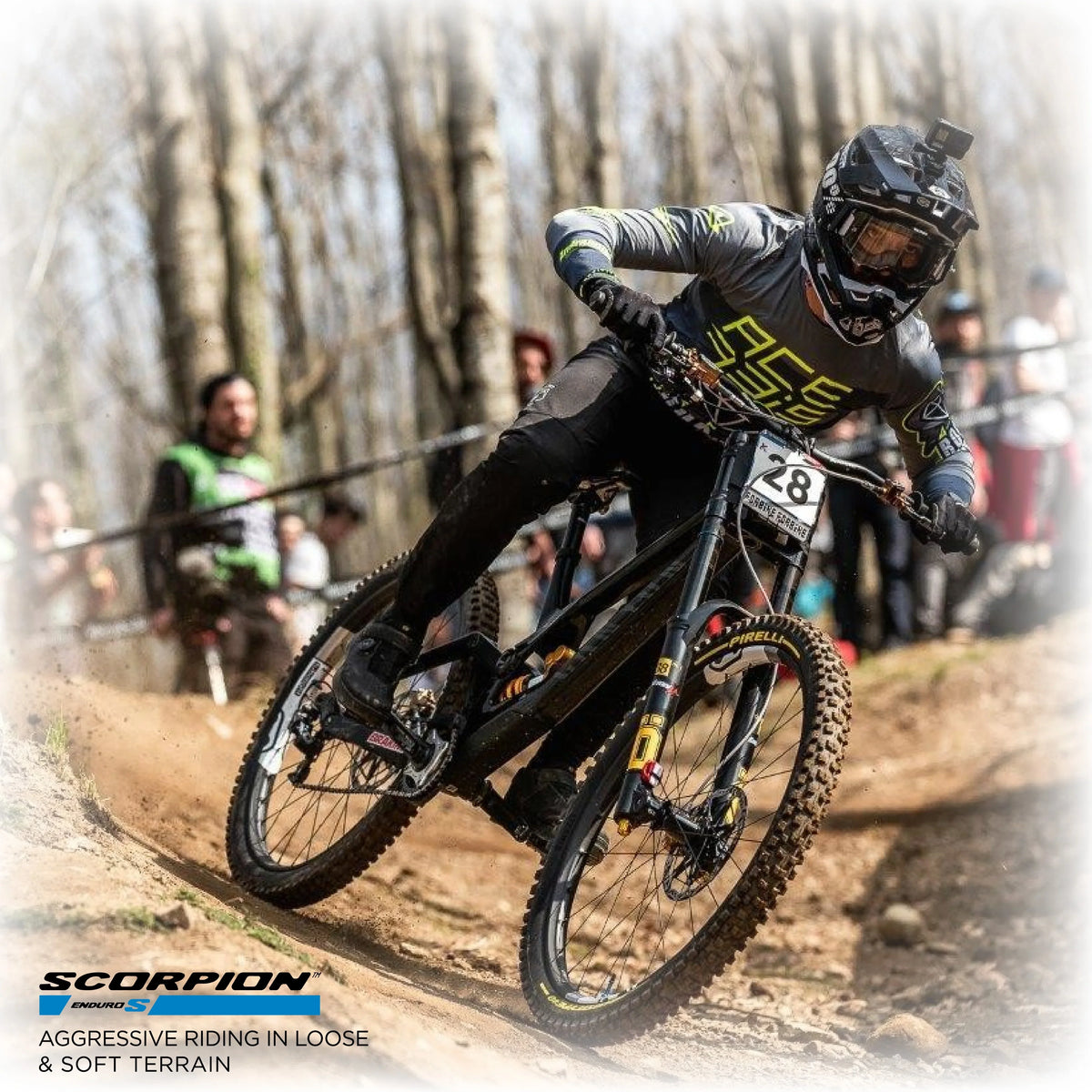 Pirelli Scorpion Enduro S Classic 29" x 2.4 Mountain Bicycle Tire Unmatched Grip and Reliability for Extreme Enduro Riding Tubeless Ready Clincher TLR Enhanced ProWall MTB Casing + SmarTUBE 23/32-622
