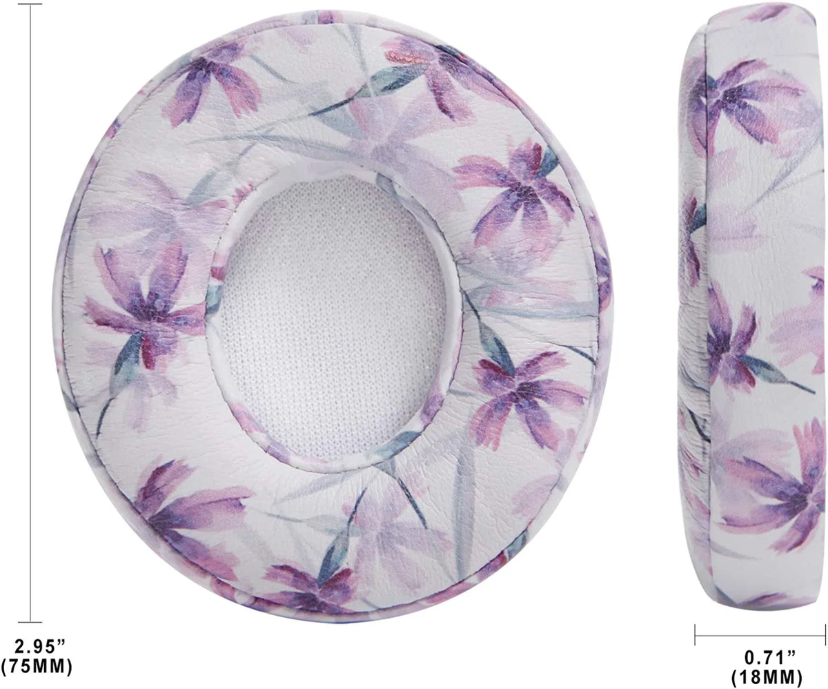 Ear Pads,Replacement earpads with Noise Isolation Memory Foam Ear Cushions Compatible with Beats Solo 2 & 3