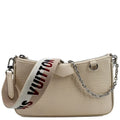 Pre-owned LOUIS VUITTON Easy Pouch On Strap Epi Leather Shoulder Bag Cream